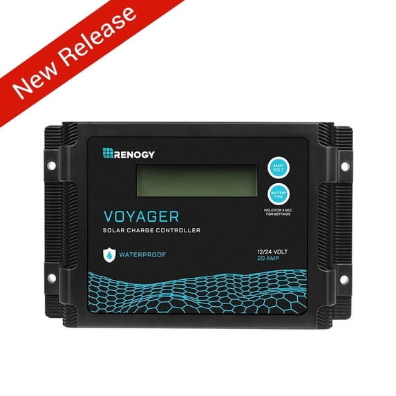 ACOPOWER 20A ProteusX Waterproof PWM Solar Charge Controller