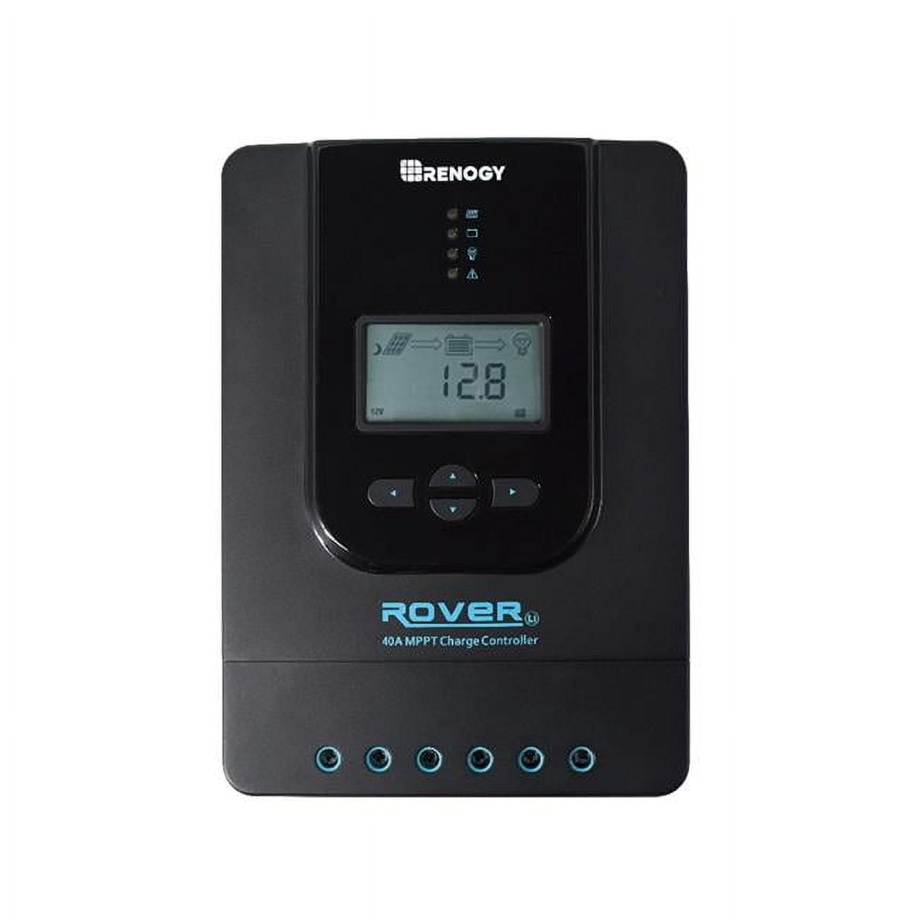 Renogy Rover 20 Amp 12V/24V DC Input MPPT Charge Controller Auto Parameter Adjustable LCD Display Solar Panel Regulator fit for Gel Sealed Flooded and Lithium Battery Renogy Rover 20 Amp 12V/24V DC Input MPPT Charge Controller Auto Parameter Adjustable LCD Display Solar Panel Regulator fit for Gel Sealed Flooded and Lithium Battery