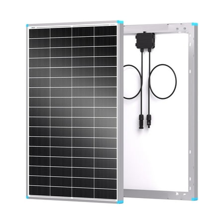 Renogy 175 Watt 12 Volt Solar Panel, High Efficiency Monocrystalline PV Module, Power Charger for RV Marine Rooftop Farm Battery, Single 100W
