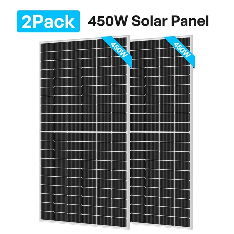 Renogy Solar Panel Kit, 450 Watts, 12/24 Volts Monocrystalline