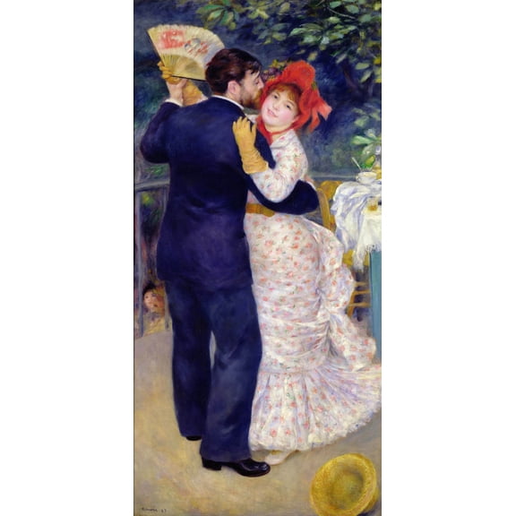 Renoir "A Dance in the Country" (1883) Glossy Poster