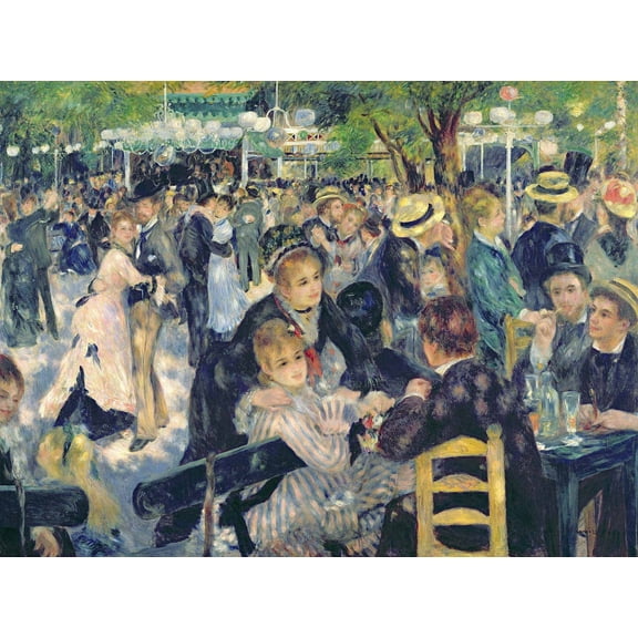 Renoir "Ball at the Moulin de la Galette" (1876) Glossy Poster