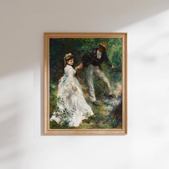 Renoir La Promenade Impressionist Wall Art Print Unframed Paper Print