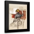 thumbnail image 1 of Renoir, Pierre-Auguste 11x14 Black Modern Framed Museum Art Print Titled - Woman at a Piano, 1 of 5