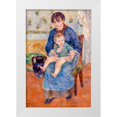 thumbnail image 1 of Renoir, Pierre-Auguste 11x14 White Modern Wood Framed Museum Art Print Titled - Young Mother 1881, 1 of 4