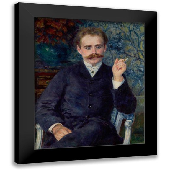 Renoir, Pierre-Auguste 12x14 Black Modern Framed Museum Art Print Titled - Albert Cahen dAnvers