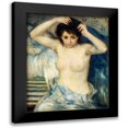thumbnail image 1 of Renoir, Pierre-Auguste 12x14 Black Modern Framed Museum Art Print Titled - Before the Bath 1875, 1 of 5