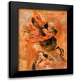 thumbnail image 1 of Renoir, Pierre-Auguste 12x14 Black Modern Framed Museum Art Print Titled - Womans Head with Red Hat 1890, 1 of 5