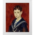 thumbnail image 1 of Renoir, Pierre-Auguste 12x14 White Modern Wood Framed Museum Art Print Titled - Fernand Halphen as a Boy, 1 of 4
