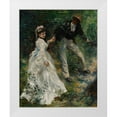 thumbnail image 1 of Renoir, Pierre-Auguste 12x14 White Modern Wood Framed Museum Art Print Titled - La Promenade, 1 of 4