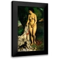 thumbnail image 1 of Renoir, Pierre-Auguste 12x18 Black Modern Framed Museum Art Print Titled - Bather With Griffon, 1 of 5