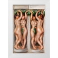 thumbnail image 1 of Renoir, Pierre-Auguste 13x18 White Modern Wood Framed Museum Art Print Titled - Caryatids, 1 of 4