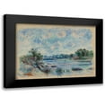 thumbnail image 1 of Renoir, Pierre-Auguste 14x11 Black Modern Framed Museum Art Print Titled - Landscape at Pont-Aven, 1 of 5