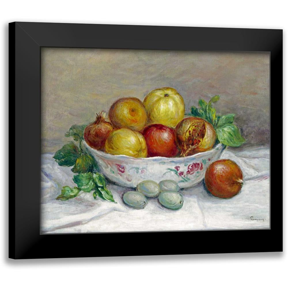 Renoir, Pierre-Auguste 18x15 Black Ornate Wood Framed with Double