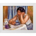 thumbnail image 1 of Renoir, Pierre-Auguste 14x12 White Modern Wood Framed Museum Art Print Titled - Cup of Chocolate 1912, 1 of 4