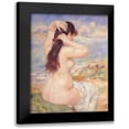 thumbnail image 1 of Renoir, Pierre-Auguste 15x18 Black Modern Framed Museum Art Print Titled - Bather Arranging Her Hair 2, 1 of 5