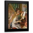 thumbnail image 1 of Renoir, Pierre-Auguste 15x18 Black Modern Framed Museum Art Print Titled - Two Young Girls at the Piano, 1 of 5