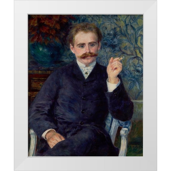 Renoir, Pierre-Auguste 15x18 White Modern Wood Framed Museum Art Print Titled - Albert Cahen dAnvers