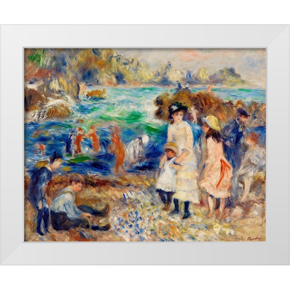 Renoir, Pierre-Auguste 18x15 White Modern Wood Framed Museum Art