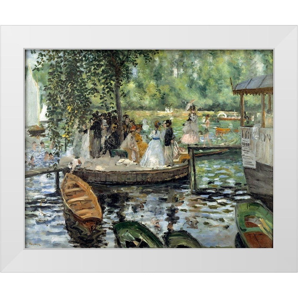 Renoir, Pierre-Auguste 18x15 White Modern Wood Framed Museum Art Print ...