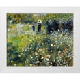 thumbnail image 1 of Renoir, Pierre-Auguste 18x15 White Modern Wood Framed Museum Art Print Titled - Woman with a Parasol in a Garden, 1 of 4