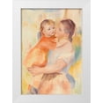 thumbnail image 1 of Renoir, Pierre-Auguste 18x24 White Modern Wood Framed Museum Art Print Titled - Washerwoman and Child, 1 of 4