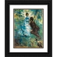 thumbnail image 1 of Renoir, Pierre-Auguste 19x24 Black Ornate Wood Framed with Double Matting Museum Art Print Titled - Lovers, 1 of 4