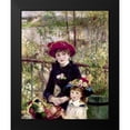 thumbnail image 1 of Renoir, Pierre-Auguste 20x24 Black Modern Framed Museum Art Print Titled - Two Sisters - On The Terrace, 1 of 4