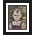 thumbnail image 1 of Renoir, Pierre-Auguste 25x32 Black Ornate Wood Framed with Double Matting Museum Art Print Titled - Portrait Of A Little Boy, 1 of 4