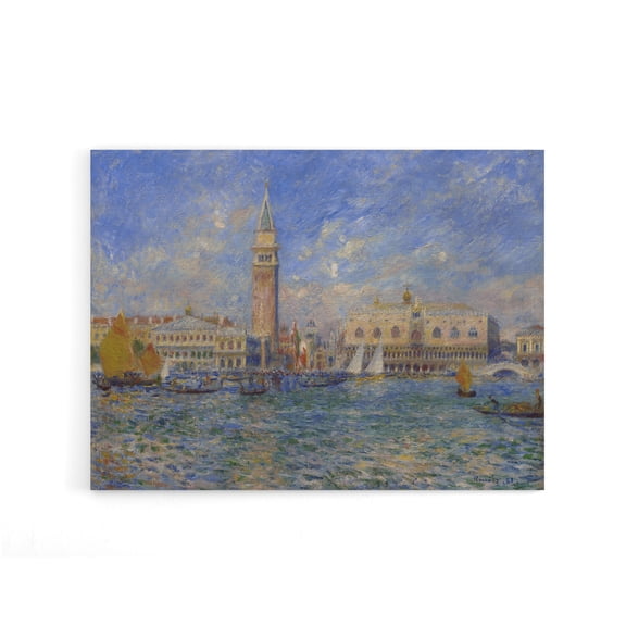 Renoir Venice The Doges Palace 1881 Canvas Wall Art Print 24X32"