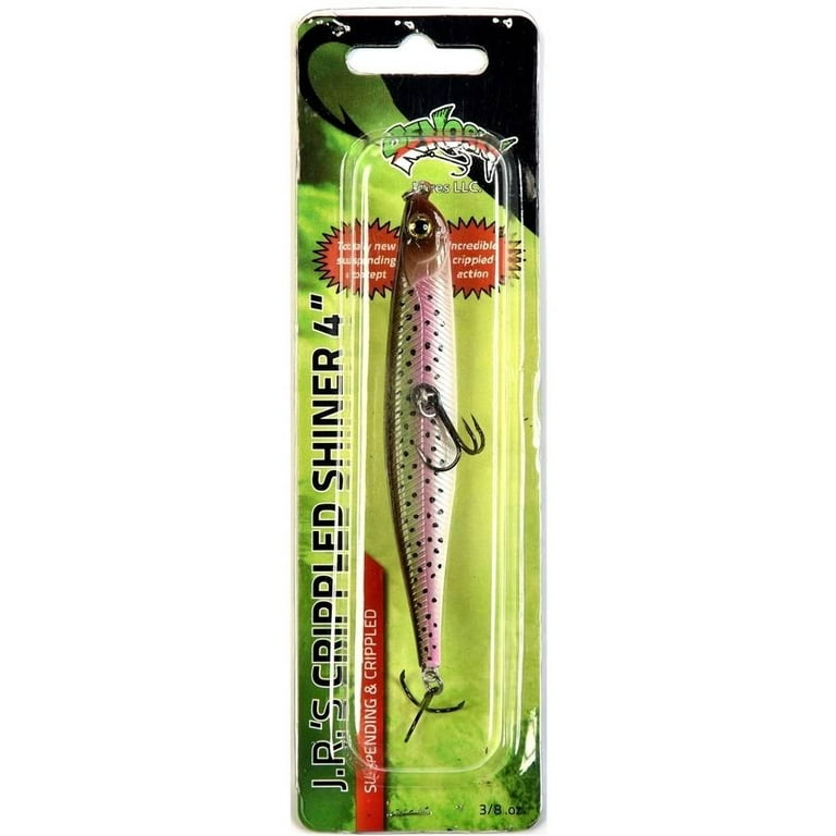 Renosky Lures JR 4 Cripppled Suspending Shiner, Rainbow Trout
