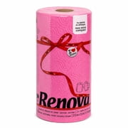 Renova Fuchsia Compact Paper Towel Roll 2 Ply 120 Sheets, 1 Rolls FSC