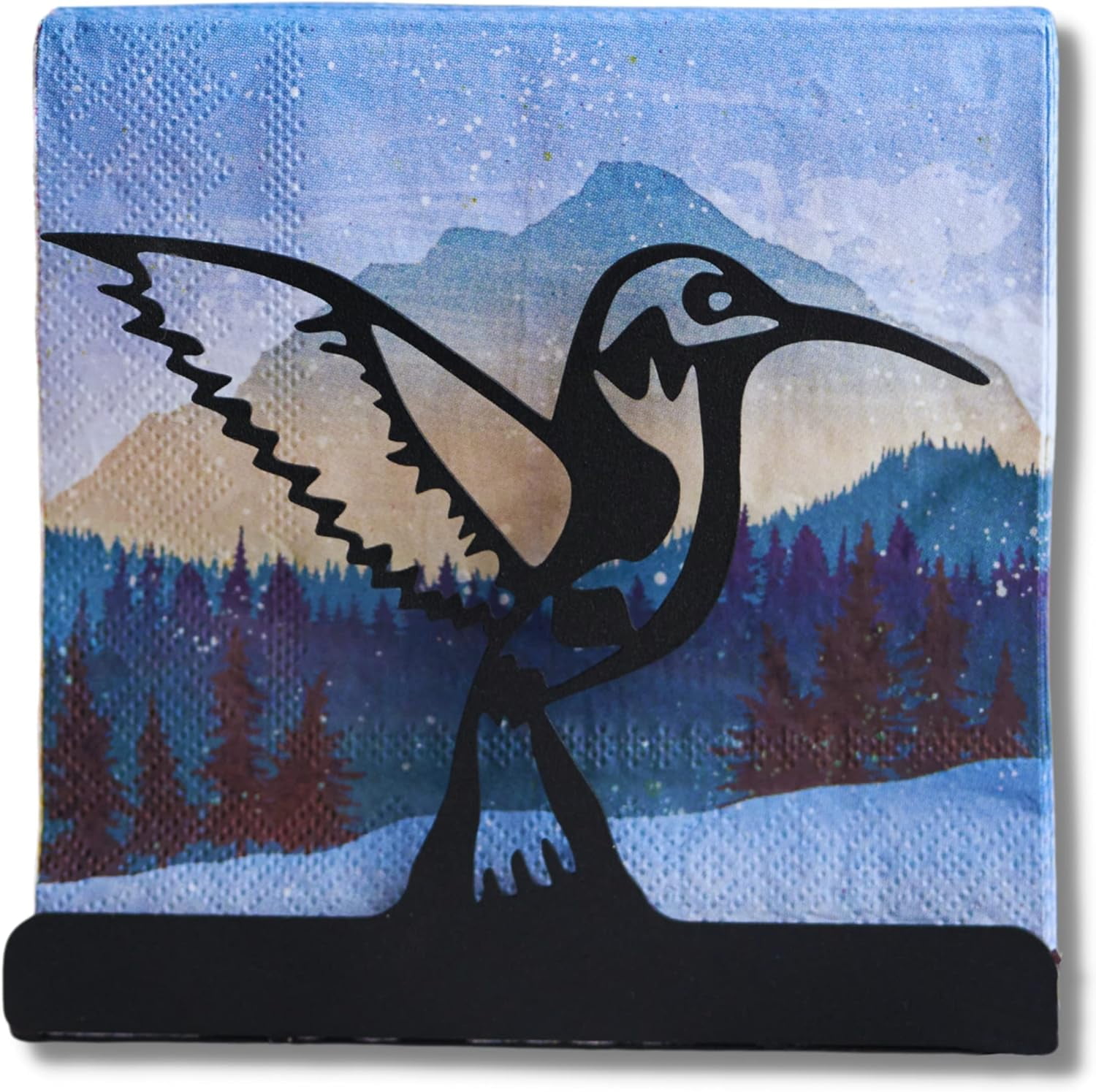 Renovatio Hummingbird Metal Napkin Holder for Table - Unique Kitchen ...