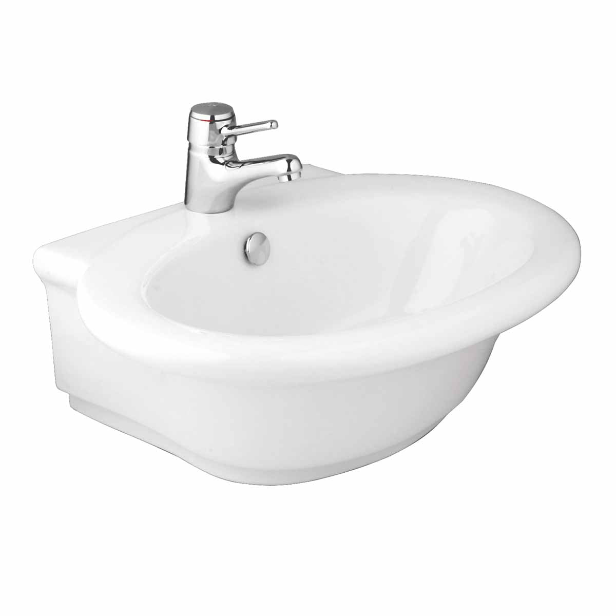 Renovator's Supply 16" Countertop Bathroom Vessel Sink Bowl Basin White