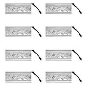 Renovator's Supply Cornice Crown Mouldings White Urethane Ceiling Wall Decor Bridge Of Flowers Ornate 8 Pcs Total 616" L