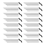 Renovator's Supply Cornice Crown Mouldings White Urethane Hopewell Simple DIY Interior Design Home Decoration Ceiling Wall Border Edges 16 Pcs Total 1536" L