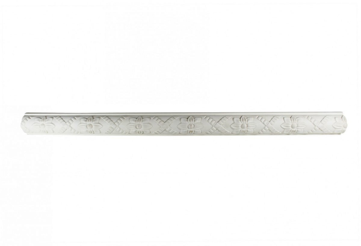 Trenton Ornate Primed White Urethane Crown Moulding 94"