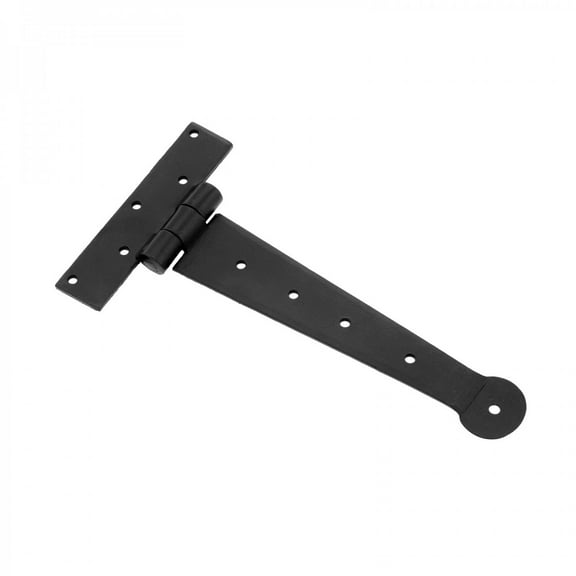 Renovator's Supply Iron Bean Tee Hinge 9" Black Powder Finish Rustproof Antique Cabinet Hinge w/Free 10 Screw