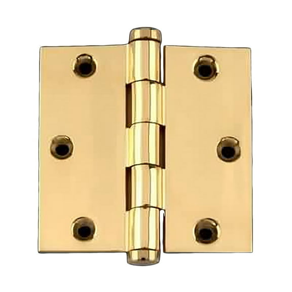Renovator's Supply Kitchen Cabinet Door Hinge 3.5" Stainless Steel Removable Coin Tip Pins