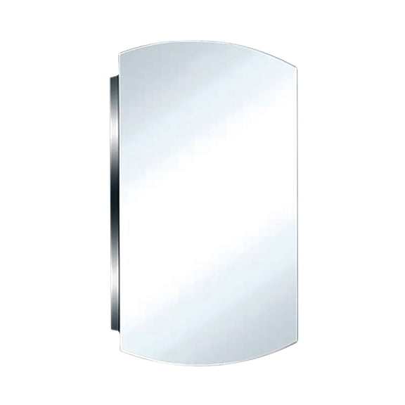 Renovator's Supply Modern Wall Mount Medicine Cabinet with Mirror and Shelf, Stainless Steel