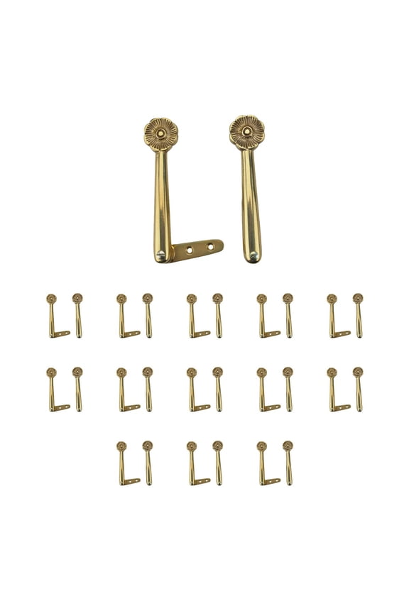 Solid Brass Carpet Clip Stair Holder Pair of 13