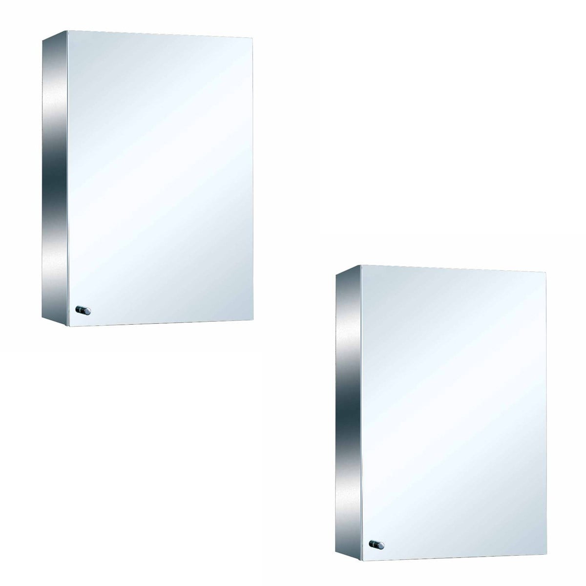 Renovators Supply 24 Stainless Steel Medicine Cabinet Mirrored Wall Mount