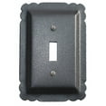 thumbnail image 1 of Renovator's Supply Steel Toggle Switch Plate 5.25 x 3.5 in. Antique Wall Plate, Black, 1 of 9