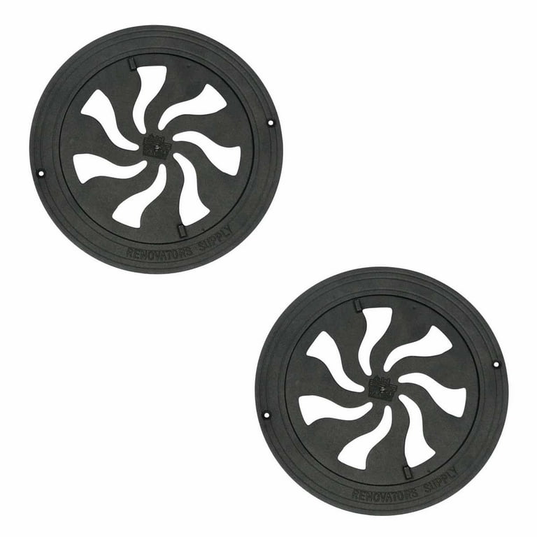 Renovators Supply Round Heat Register Wall Floor Vent Grate Cast