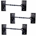 thumbnail image 1 of Renovators Supply 3 Cabin Hook Black Cast Iron Rustproof Eye Shed Gate Door Latch 6 in., 1 of 11