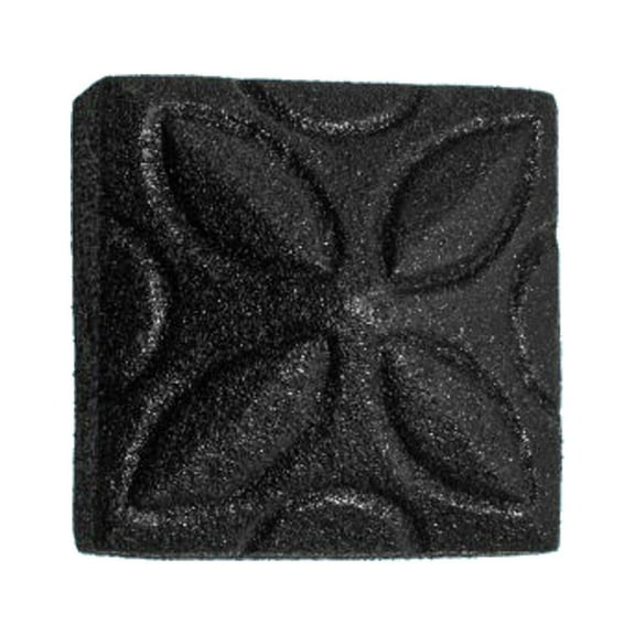 Renovators Supply 4 1/4 in. Clavos Decorative Nail Black Wrought Iron Barn, Gate, Shutter or Door Clavos Square Head Rustic Nail Powder Coat Finish Home Hardware