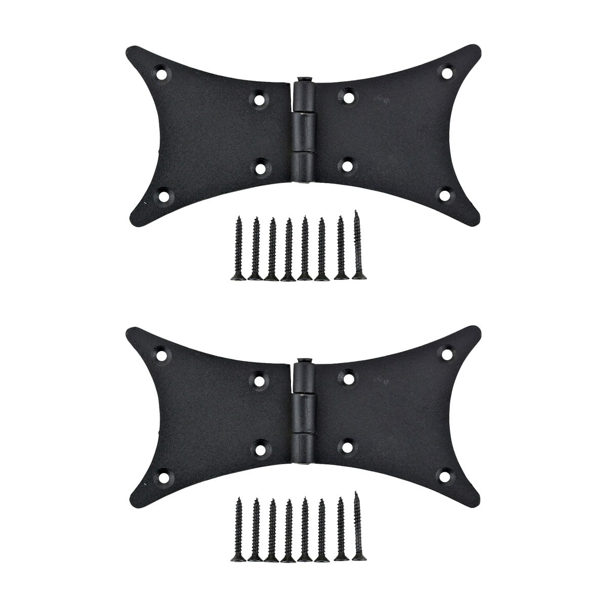 Black Wrought Iron Butterfly Cabinet Door Hinges