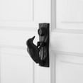 thumbnail image 1 of Renovators Supply Black Cast Iron Door Knocker, Woodpecker Design, Rustproof, 6.5in High, 1 of 9