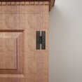 thumbnail image 1 of Renovators Supply Black H Flush Hinge 3" L Wrought Iron Kitchen Cabinet Door H Flush Mount Black Rust Resistant Colonial H Hinges w/Screws Pack of 2, 1 of 12