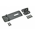 thumbnail image 1 of Renovators Supply Black Iron Door Hasp 4.25 in. Overall Width, 1 of 10